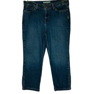 Tommy Hilfiger Crop Capri Jeans Size 10 Side Slits